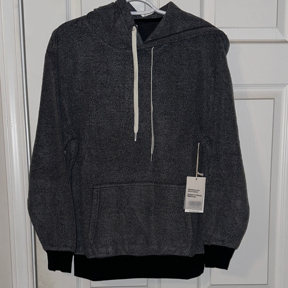 Feat Charcoal Gray Hoodie Sweatshirt